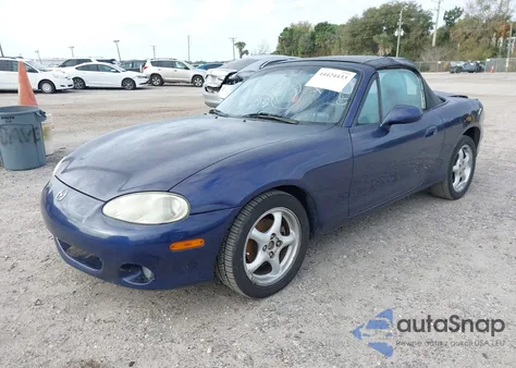 2002 Mazda Mx-5 Miata Cloth/Ls/Se z USA, uszkodzony, nr VIN JM1NB353920227047